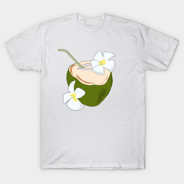 Coconut T-Shirt by Fancy Funky Garbage